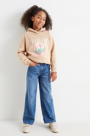 Kids Girls - Hoodie - taupe