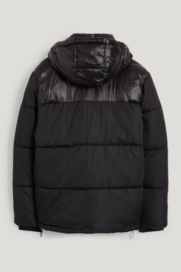 Clockhouse Boys - Quilted jacket with hood - black
