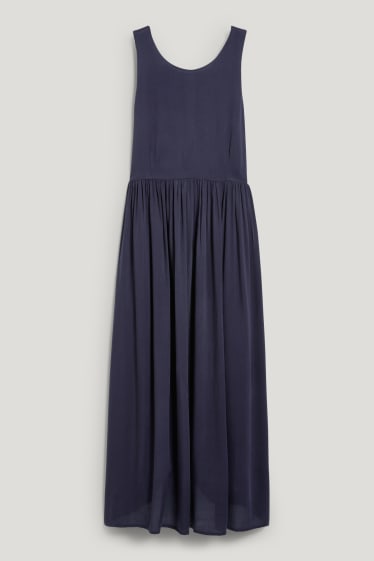 Femmes - Robe basique fit & flare - bleu foncé