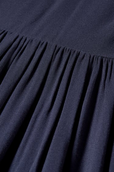 Femmes - Robe basique fit & flare - bleu foncé
