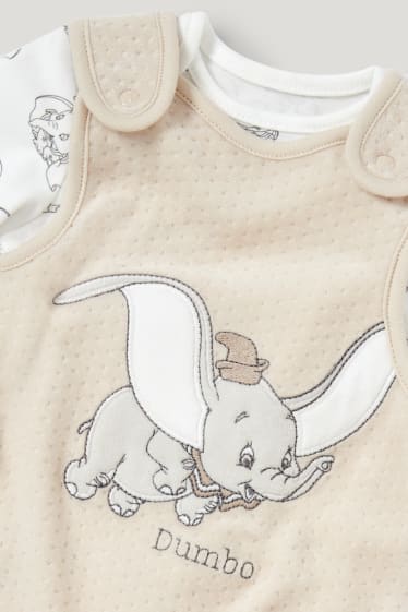Baby Girls - Dumbo - Strampler-Set - 2 teilig - hellbeige