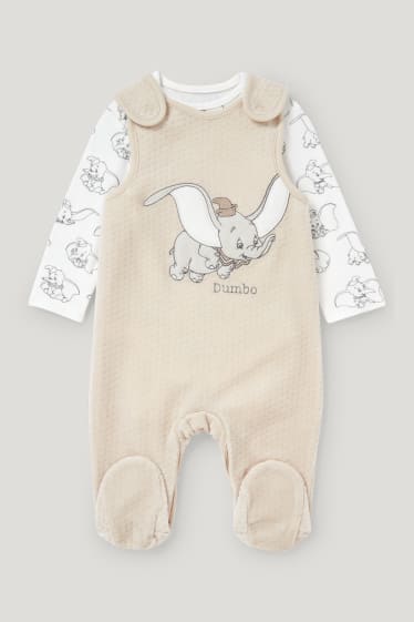 Baby Girls - Dumbo - Strampler-Set - 2 teilig - hellbeige