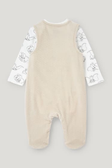 Baby Girls - Dumbo - Strampler-Set - 2 teilig - hellbeige