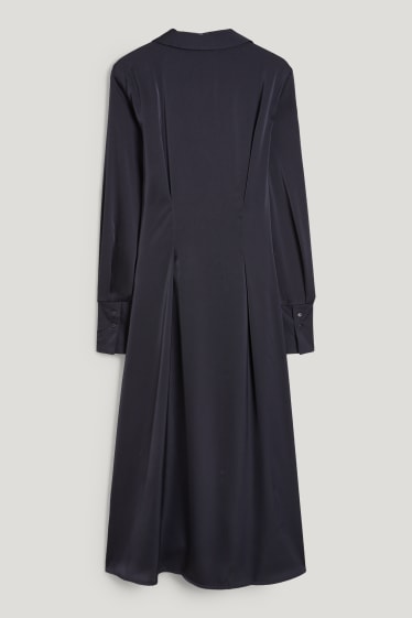 Dames - Blousejurk - donkerblauw
