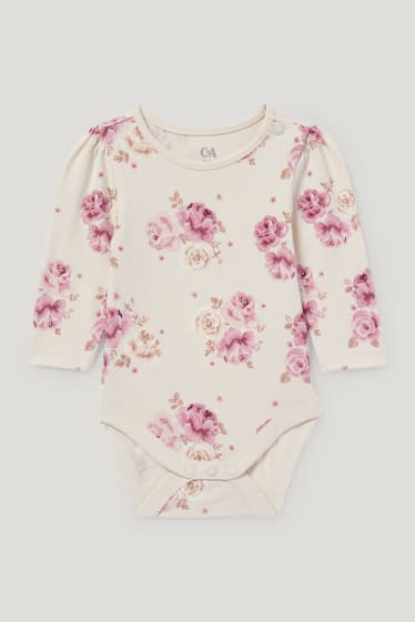 Baby Girls - Baby-Outfit - 3 teilig - dunkelrosa