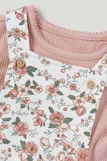 Baby Girls - Baby-Outfit - 2 teilig - rosa