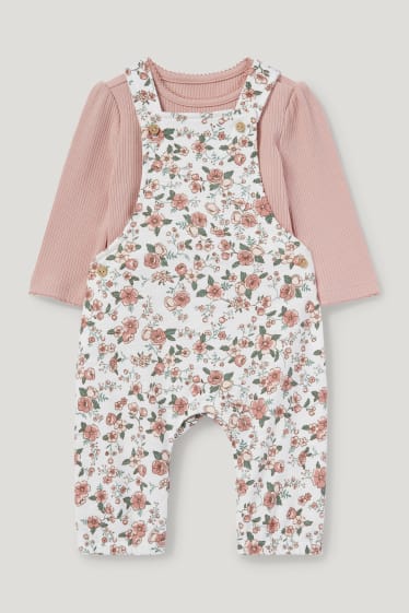 Baby Girls - Baby-Outfit - 2 teilig - rosa