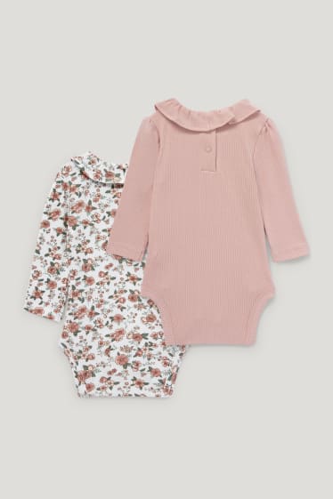 Baby Girls - Multipack 2er - Baby-Body - cremeweiß