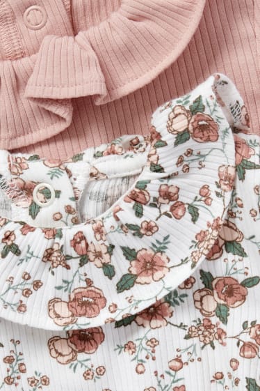 Baby Girls - Multipack 2er - Baby-Body - cremeweiß