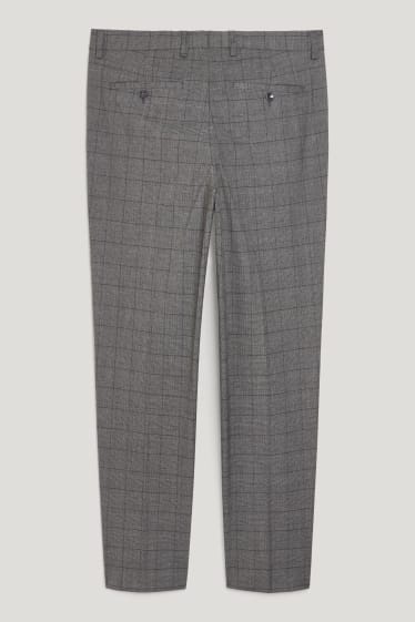 Herren - Baukasten-Hose - Regular Fit - Flex - Stretch - grau-melange