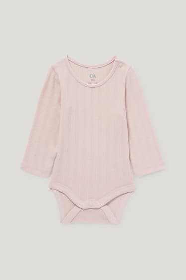 Baby Girls - Baby-Outfit - 2 teilig - dunkelrosa