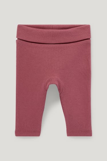 Baby Girls - Baby-Outfit - 3 teilig - dunkelrosa