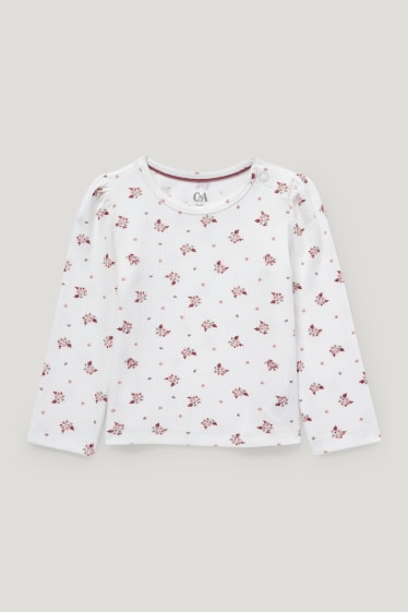 Baby Girls - Baby-Outfit - 3 teilig - dunkelrosa