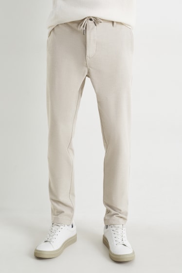Bărbați - Chino - tapered fit - bej deschis