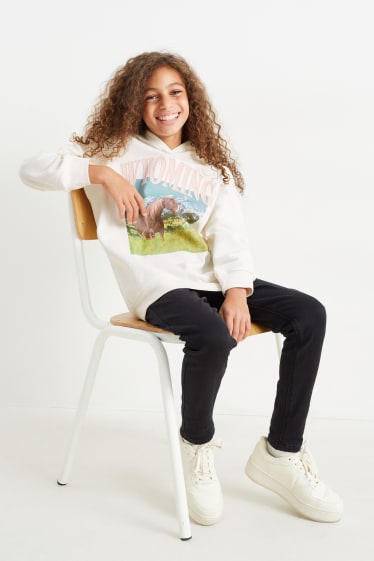 Kids Girls - Hoodie - cremeweiß