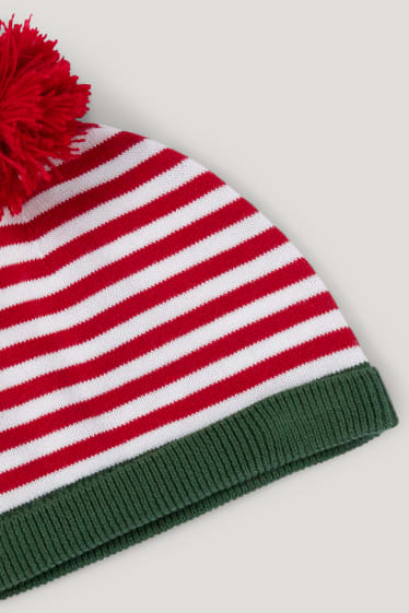 Online exclusive - Elf - knitted baby Christmas outfit- 2 piece - green