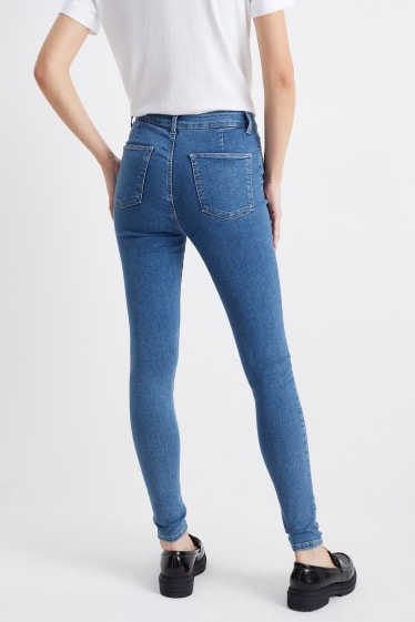 Dames - Jegging jeans - high waist - jeansblauw