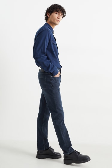 Men - Slim jeans - denim-dark blue