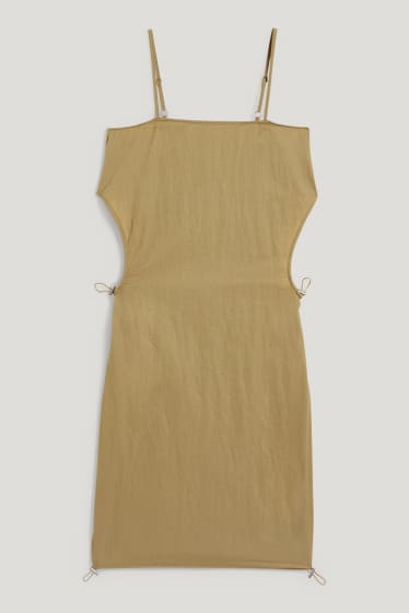Clockhouse Girls - CLOCKHOUSE - Figurbetontes Kleid - hellbraun