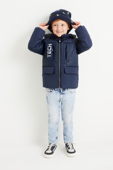 Toddler Boys - Steppjacke mit Kapuze - dunkelblau