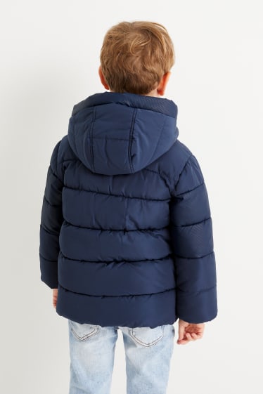 Toddler Boys - Steppjacke mit Kapuze - dunkelblau