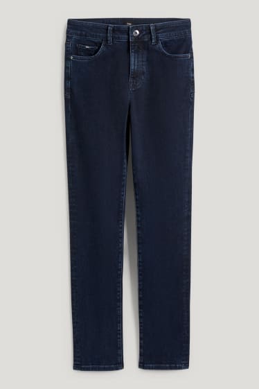 Damen - Slim Jeans - Mid Waist - Shaping-Jeans - LYCRA® - jeans-dunkelblau
