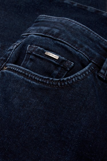 Femmes - Slim jean - mid waist - shaping jean - LYCRA® - jean bleu foncé