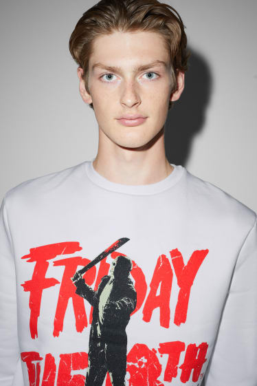 Clockhouse Boys - Sweatshirt - Friday the 13th - wit