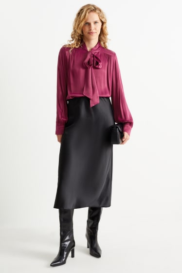 Damen - Bluse - violett