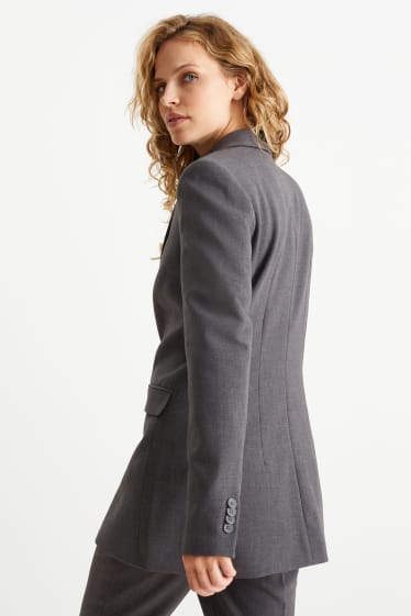 Mujer - Americana - regular fit - gris oscuro