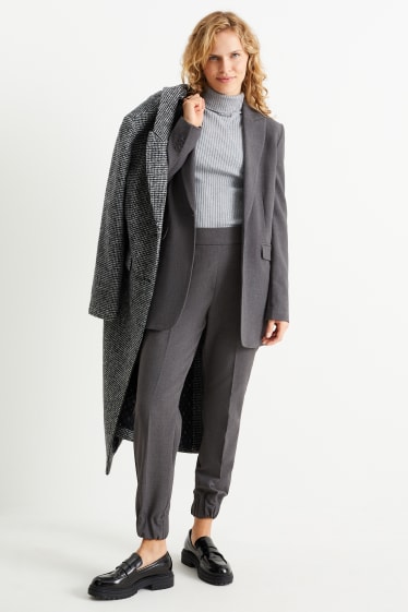 Mujer - Americana - regular fit - gris oscuro