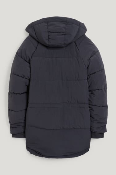 Hombre - Chaqueta acolchada con capucha - azul oscuro