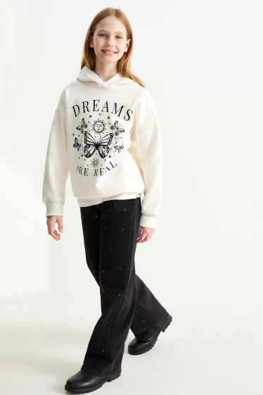 Kids Girls - Hoodie - cremeweiß