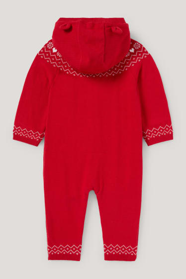 Baby Girls - Baby jumpsuit - dark red