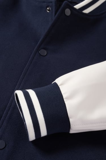 Clockhouse homme - Veste style universitaire - bleu foncé