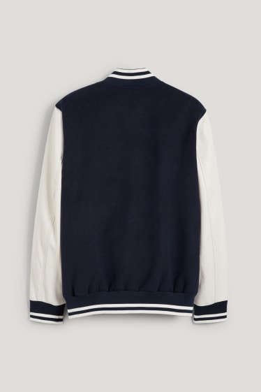Clockhouse homme - Veste style universitaire - bleu foncé