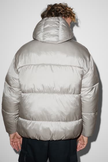 Clockhouse Boys - Quilted jacket with hood - silver