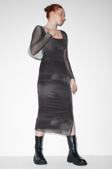 Clockhouse Girls - CLOCKHOUSE - Figurbetontes Kleid - dunkelgrau