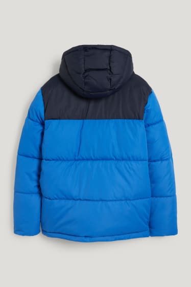 Clockhouse Boys - Steppjacke mit Kapuze - blau