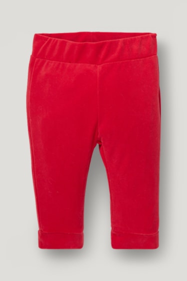 Baby Boys - Baby-Weihnachts-Outfit - 3 teilig - rot