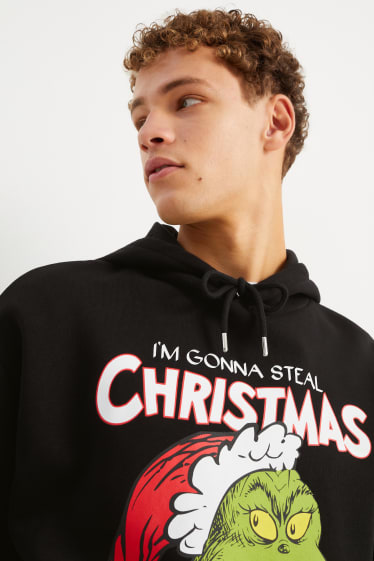 Clockhouse Boys - Weihnachts-Hoodie - Der Grinch - schwarz
