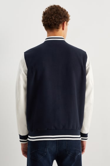 Clockhouse homme - Veste style universitaire - bleu foncé