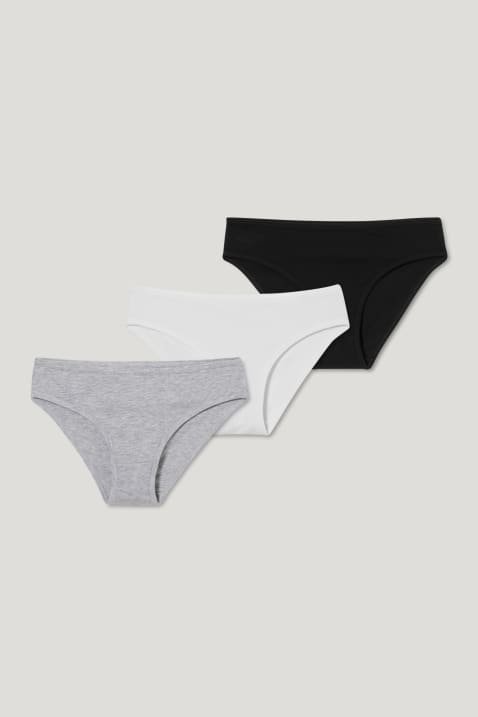 Set of 3 – panties – organic cotton