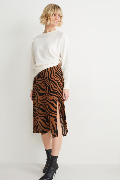 Rock im Zebra-Print