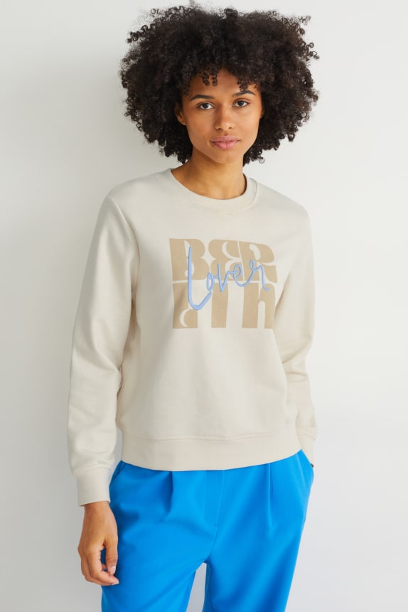 c-and-a.com | Sweatshirt - met gerecycled polyester