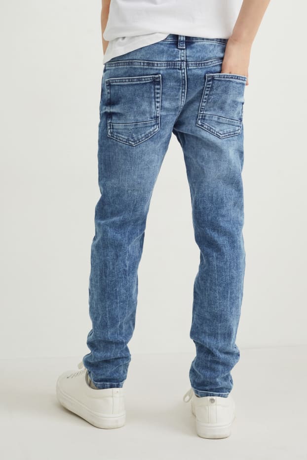 Niños - Slim jeans - algodón orgánico - vaqueros - azul