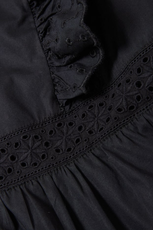 Femmes - Robe - coton bio - noir