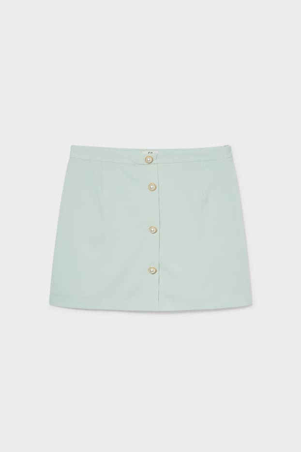 Dames XL - Miniskirt - mintgroen