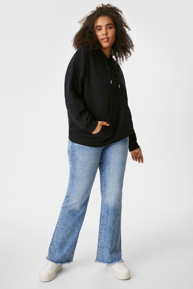 Kobiety XL - CLOCKHOUSE - flare jeans - dżins-jasnoniebieski