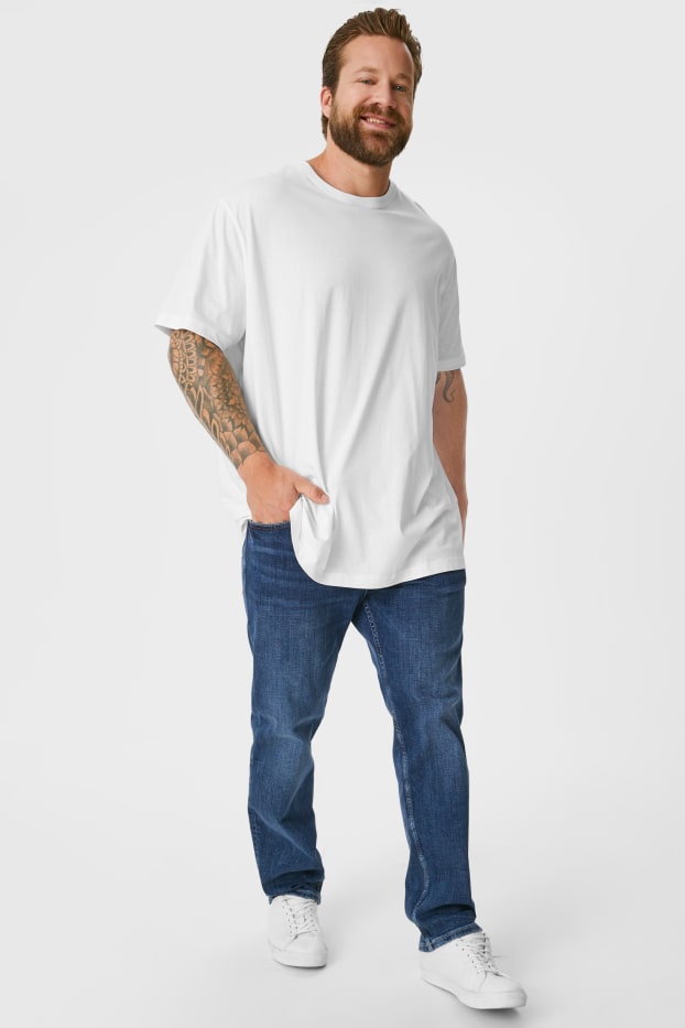 Mężczyźni XL - Regular jeans - wodooszczędna produkcja - dżins-niebieski